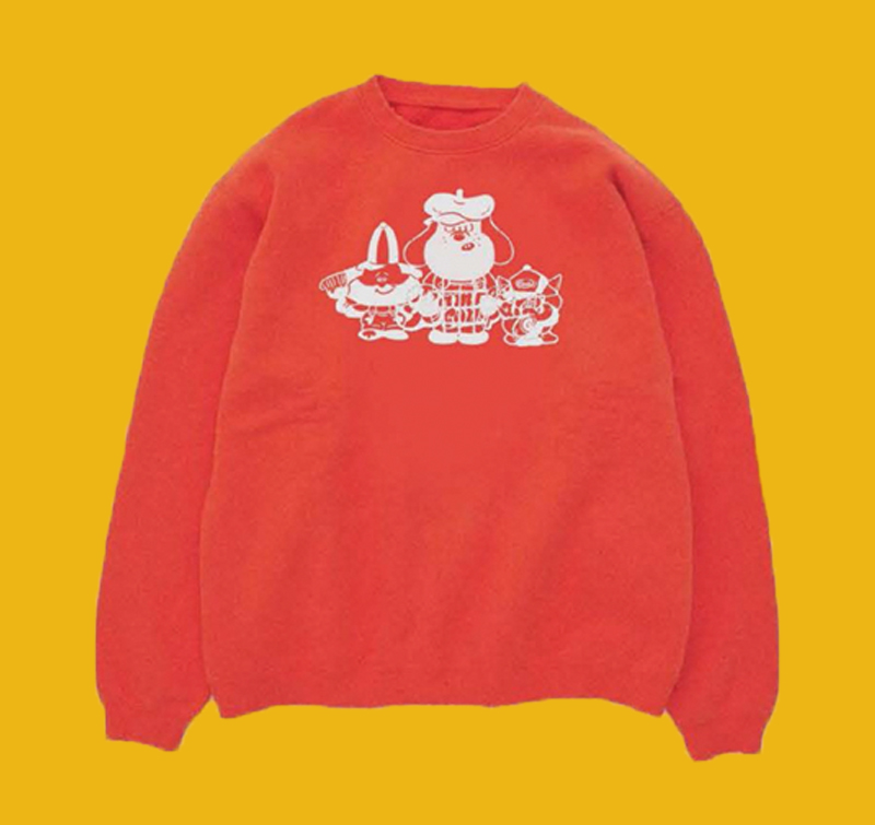 スウェット（赤）